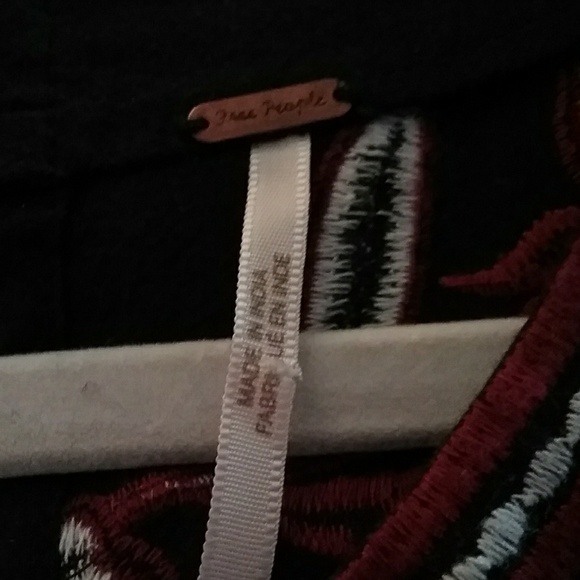 Free People Floral Appliqued Romper One Piece - Picture 7 of 8